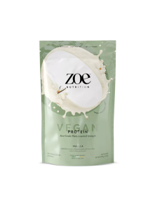 Zoe Nutrition veganska beljakovina vanilija madagascar v embalaži 454g